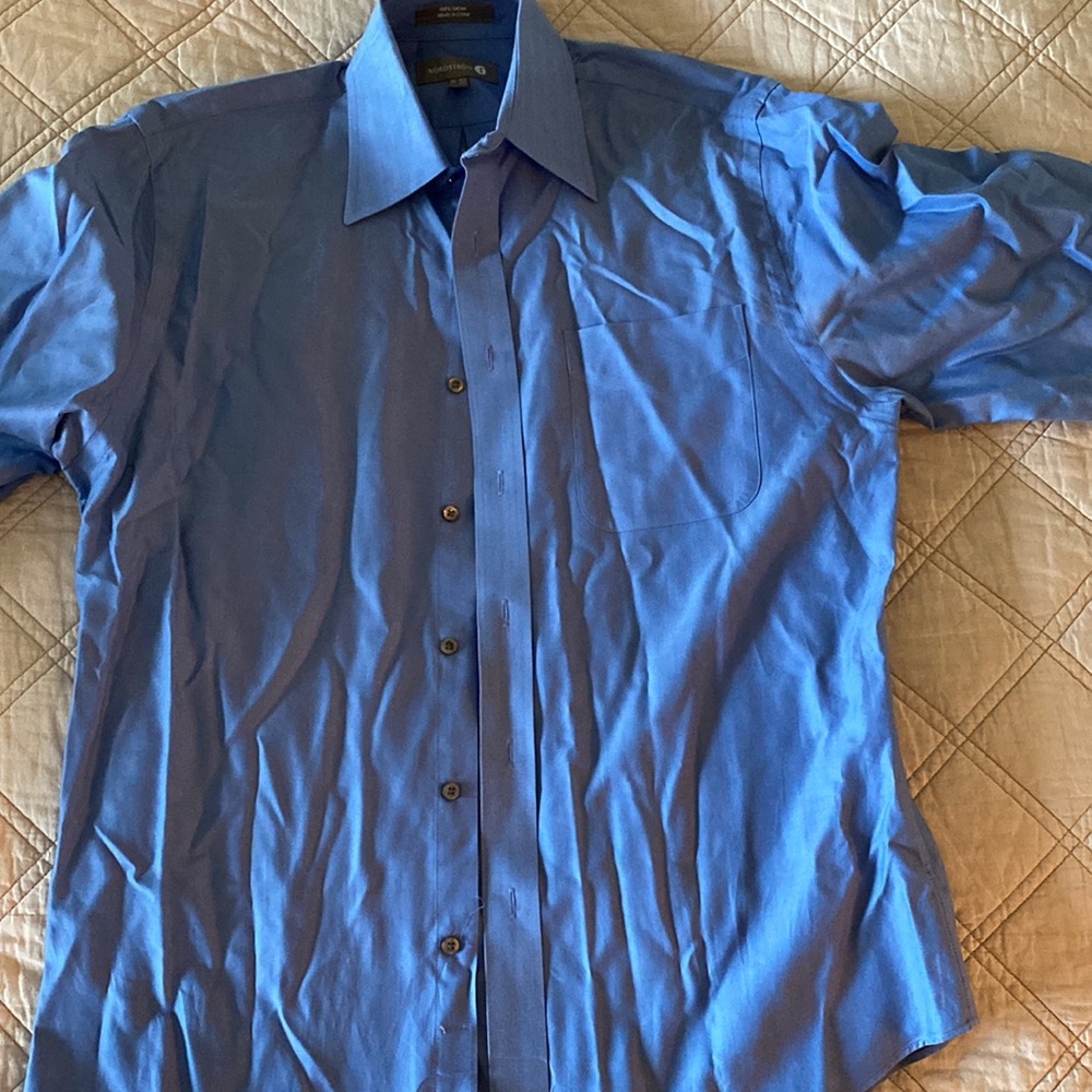Dress shirt blue